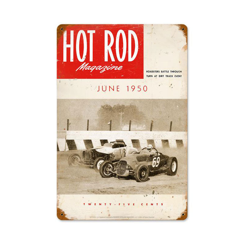 Track Roadsters (Jun. 1950) Vintage Sign