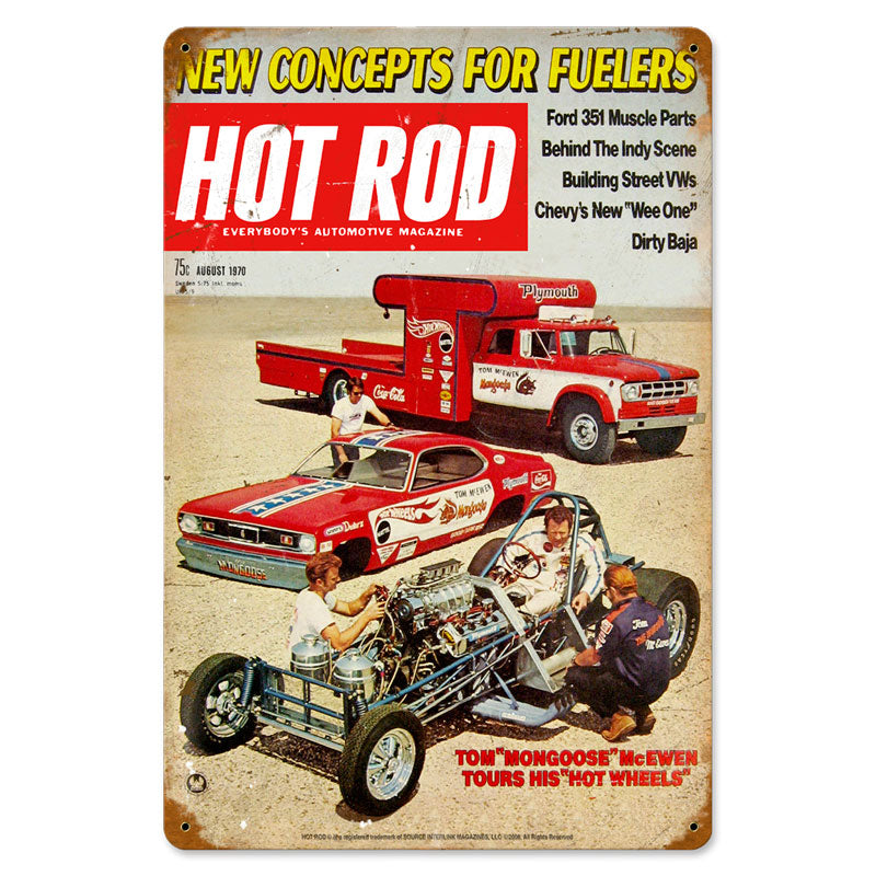 August 1970 Cover Vintage Sign