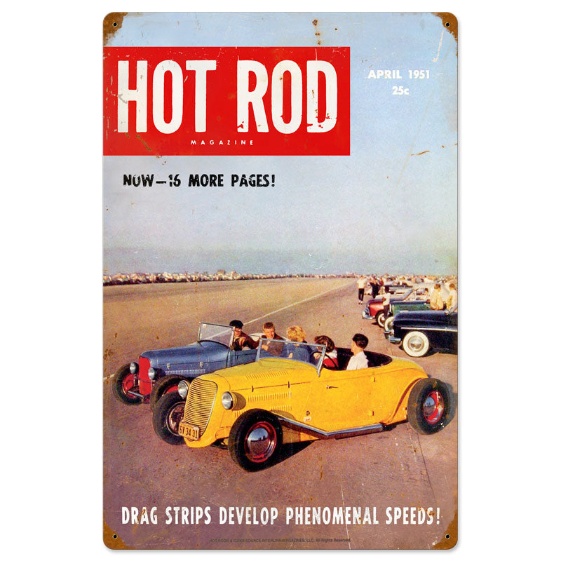 Drag Strips Vintage Sign