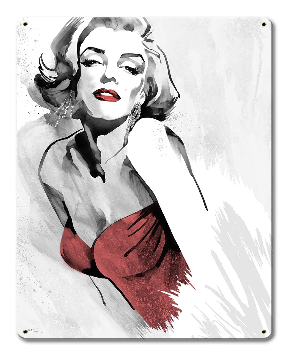 Marilyn's Pose Red Dress