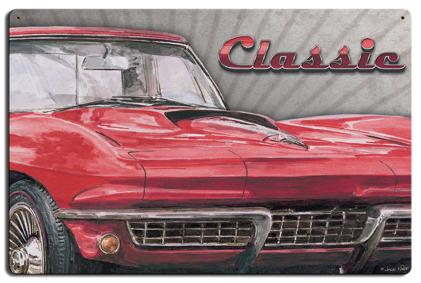 Classic Car Vintage Sign