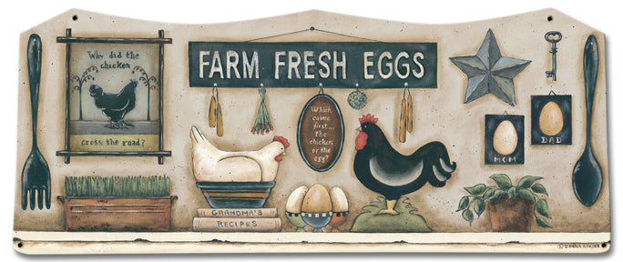 Farm Fresh Eggs Vintage Sign