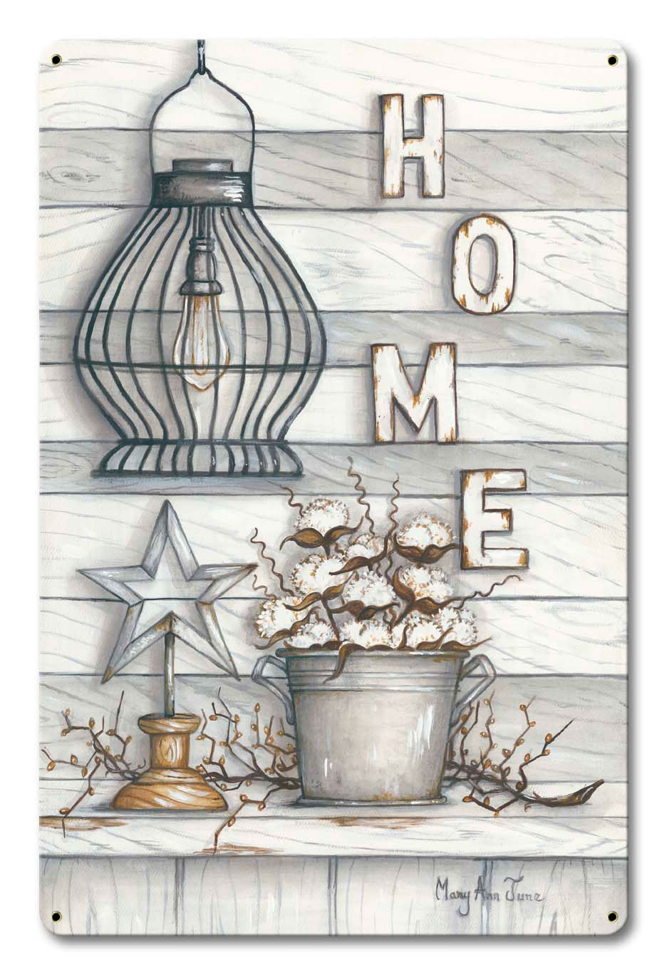 Home Indoor Decor Vintage Sign