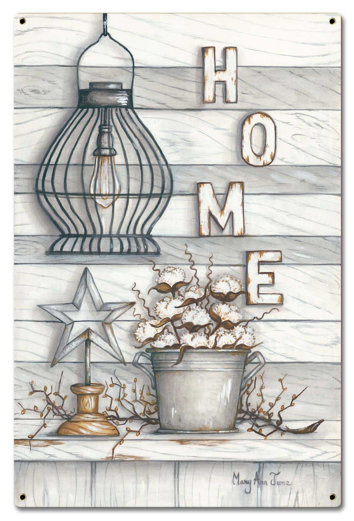 Home Indoor Decor Vintage Sign
