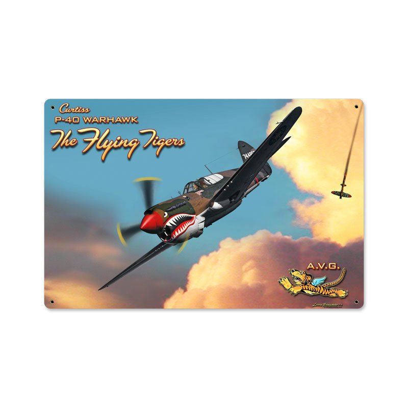 Flying Tiger Vintage Sign