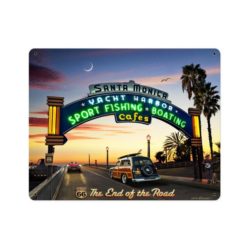 Santa Monica Pier Vintage Sign