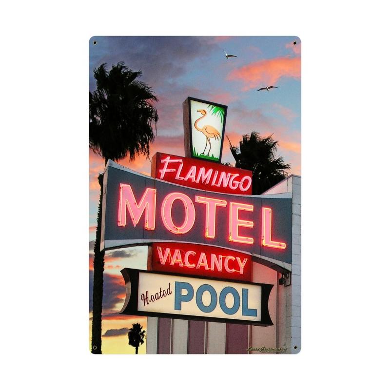 Flamingo Motel Vintage Sign