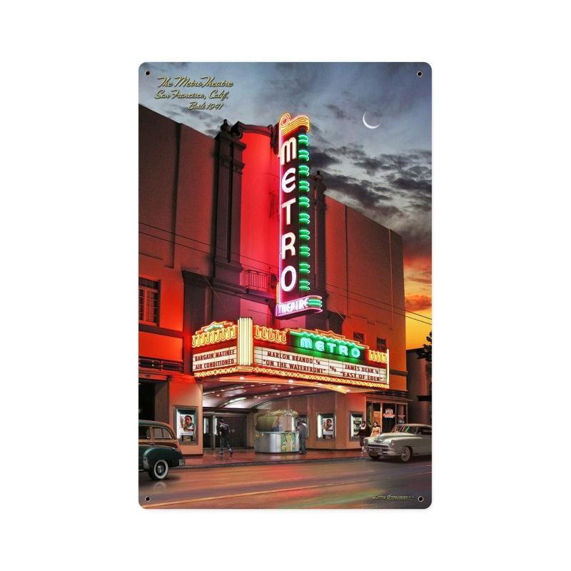 Metro Theatre Vintage Sign