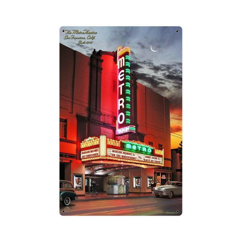Metro Theatre Vintage Sign