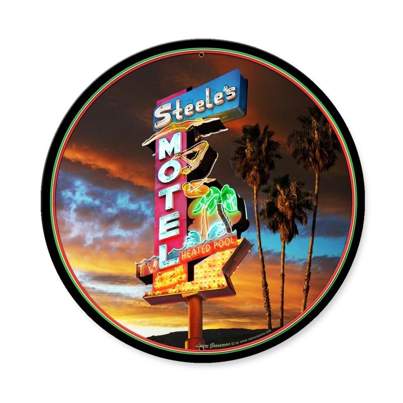 Steels Motel Vintage Sign