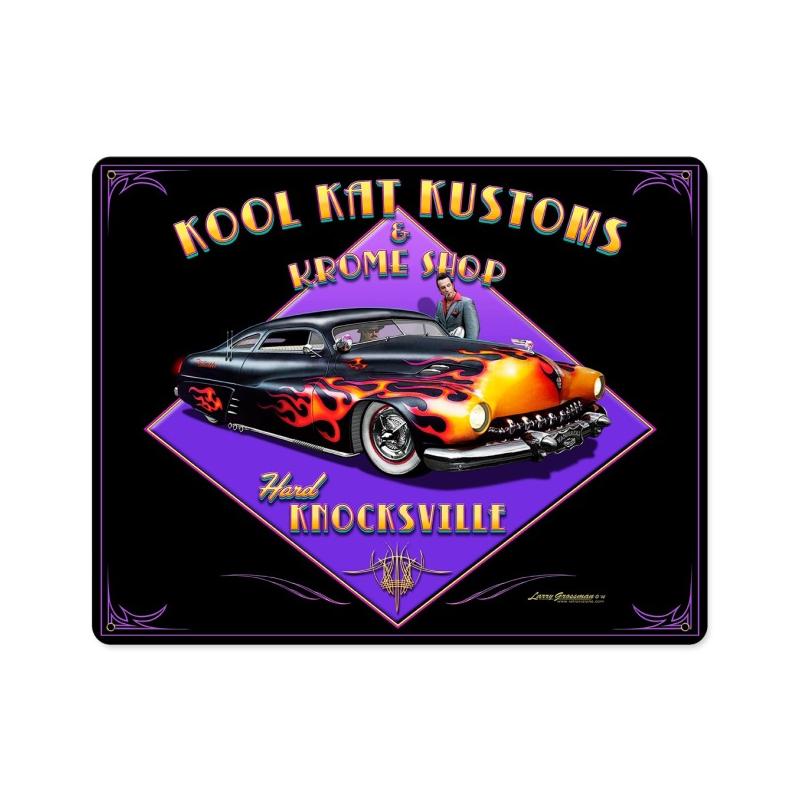 Kool Kat Kustoms Vintage Sign