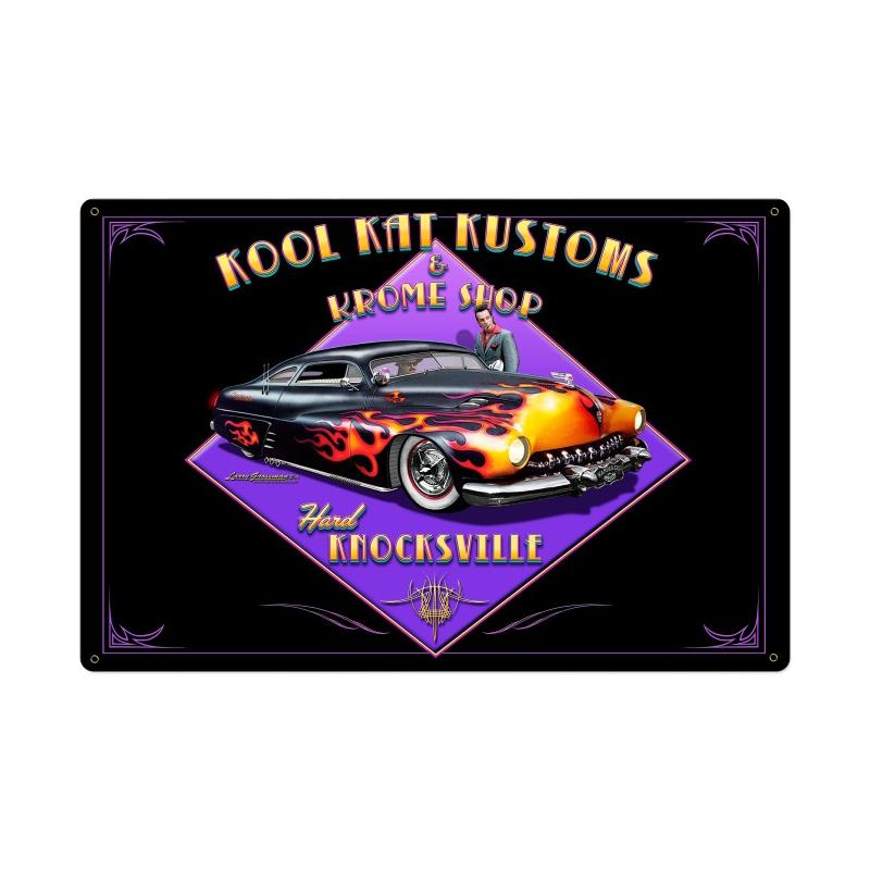 Kool Kat Kustoms Vintage Sign