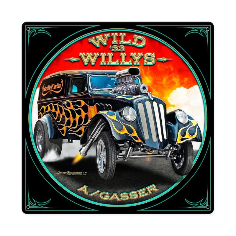 Wild Willys Vintage Sign
