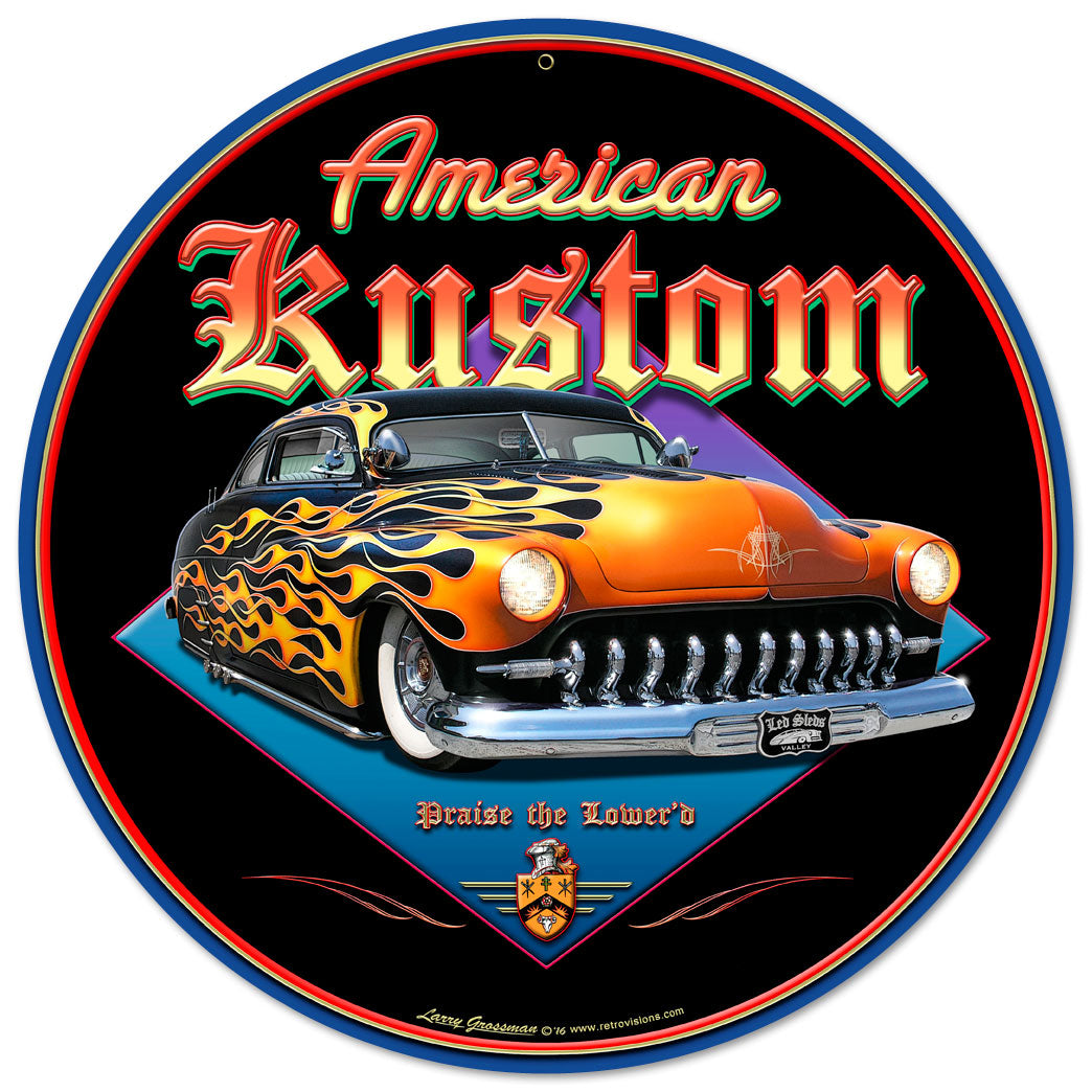 AMERICAN KUSTOM Vintage Sign