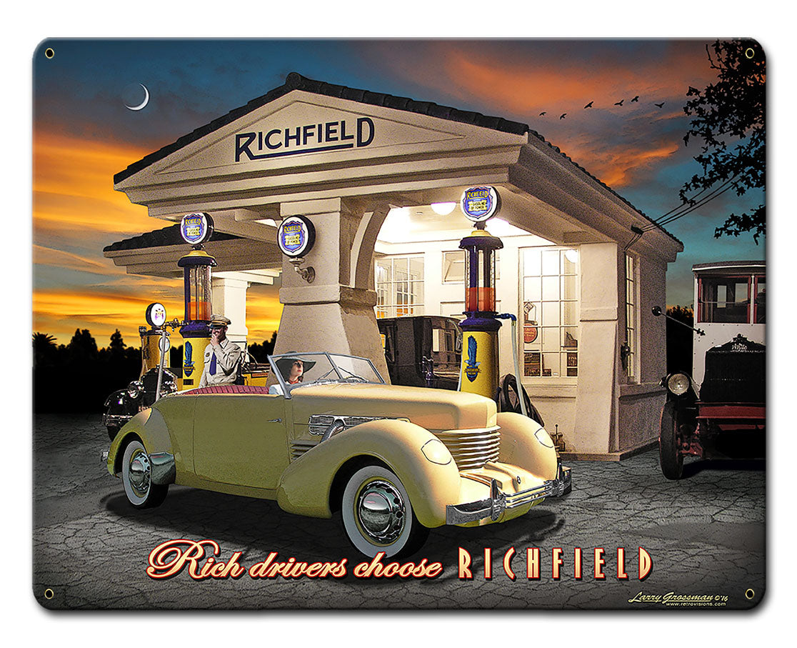 RICHFIELD CORD Vintage Sign