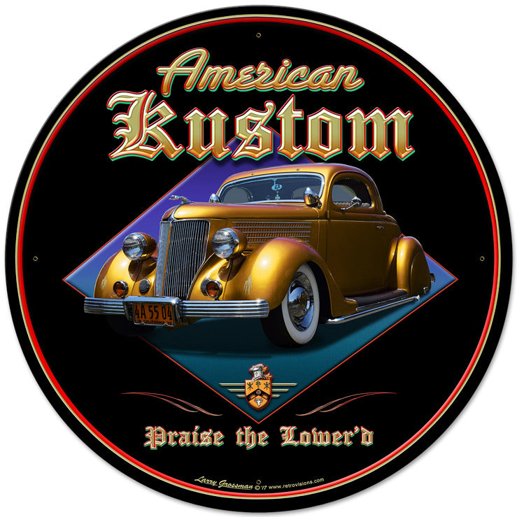 American Kustom Vintage Sign