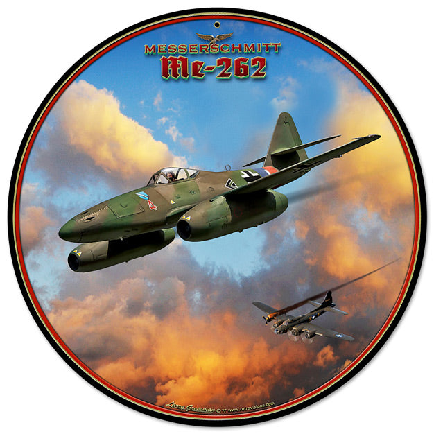 Me-262 Jet Vintage Sign