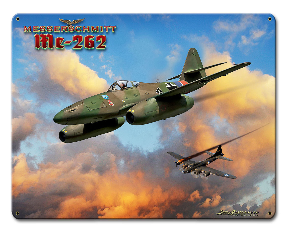 Me-262 Jet Vintage Sign
