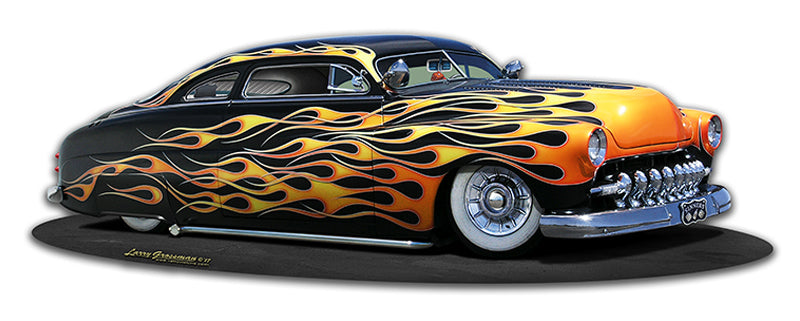 1949 Merc Kustom Cutout Vintage Sign