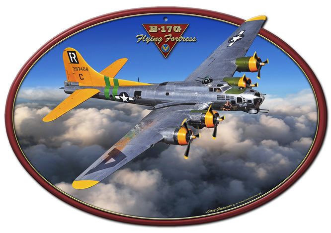 B-17G Flying Fortress Vintage SignDISCONTINUED -