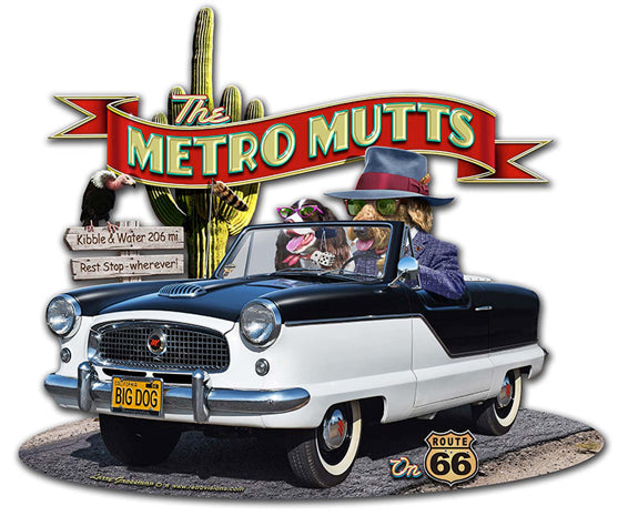 Metro Mutts Vintage Sign