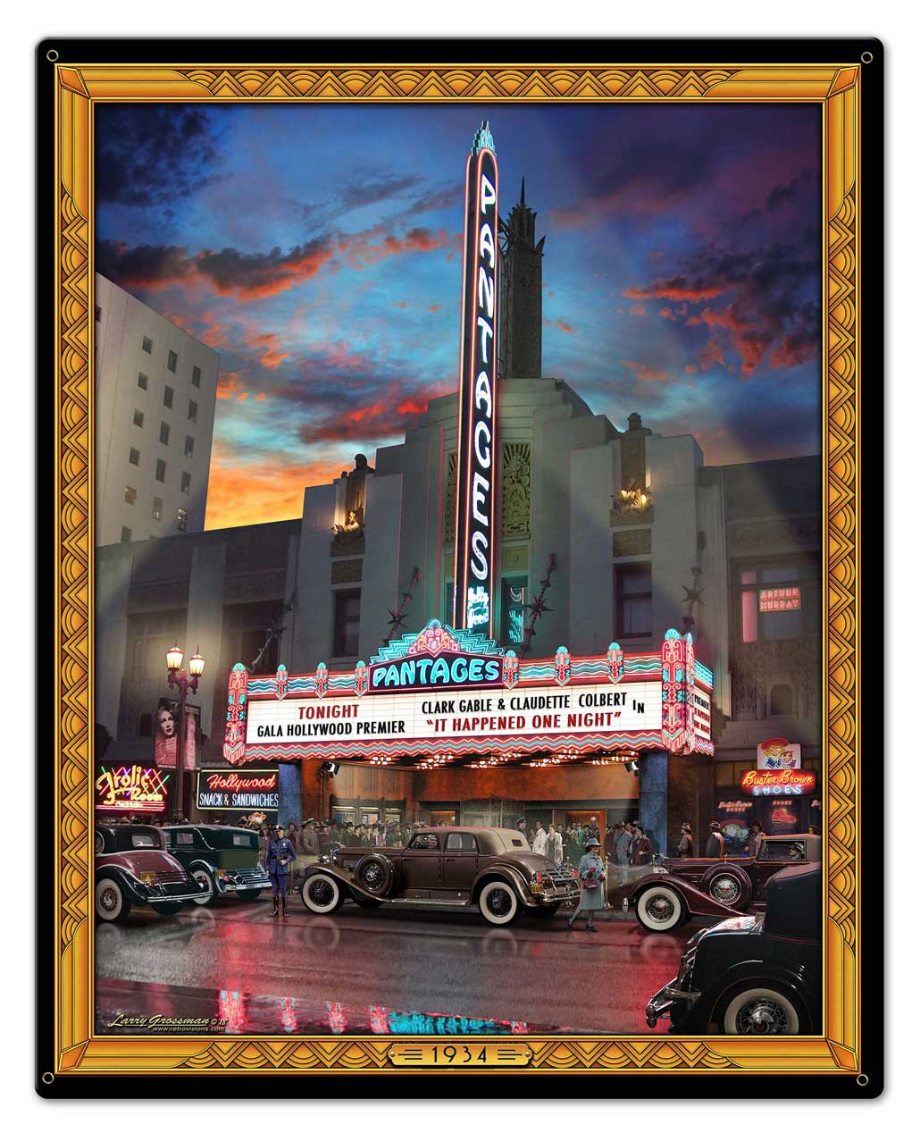 Pantages Theatre Vintage Sign