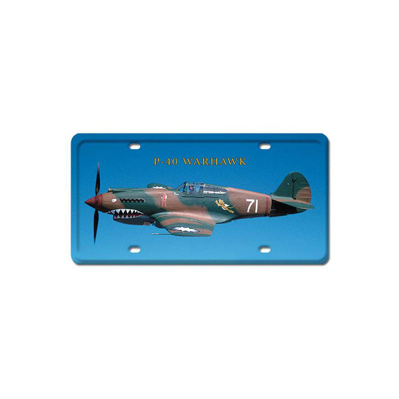P-40 Warhawk Vintage Sign
