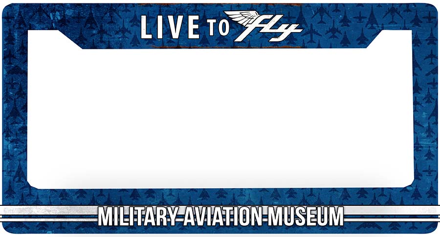 MAM002 - LICENSE FRAME MILITARY AVIATION MUSEUM