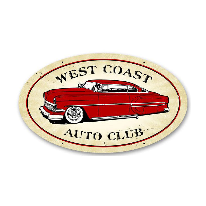 West Coast Auto Vintage Sign