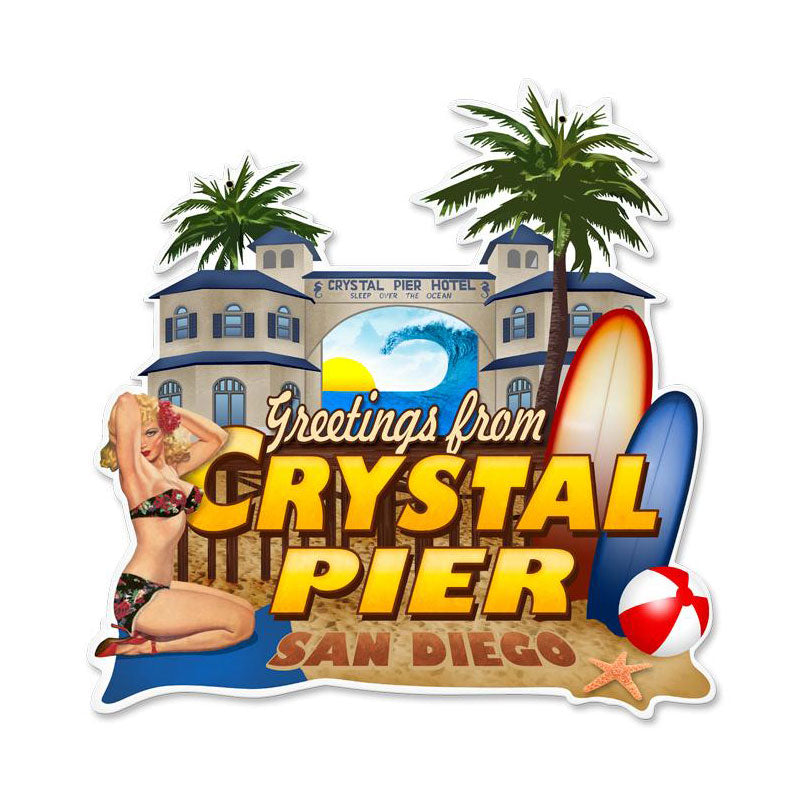 Crystal Pier Vintage Sign