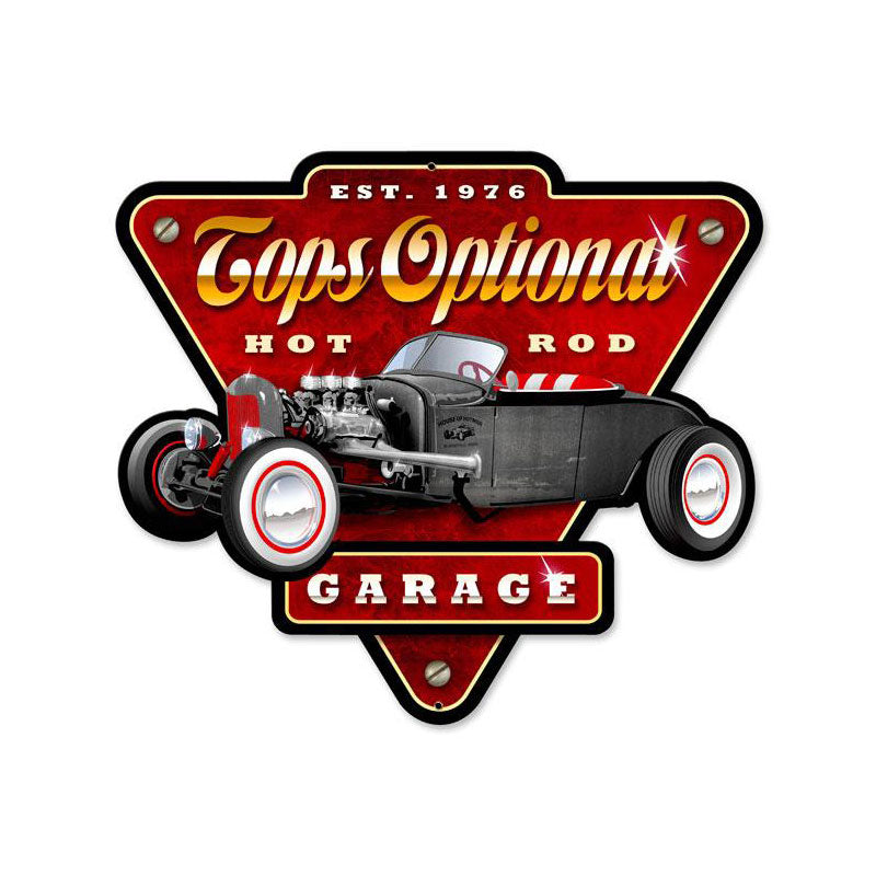 Tops Optional Vintage Sign