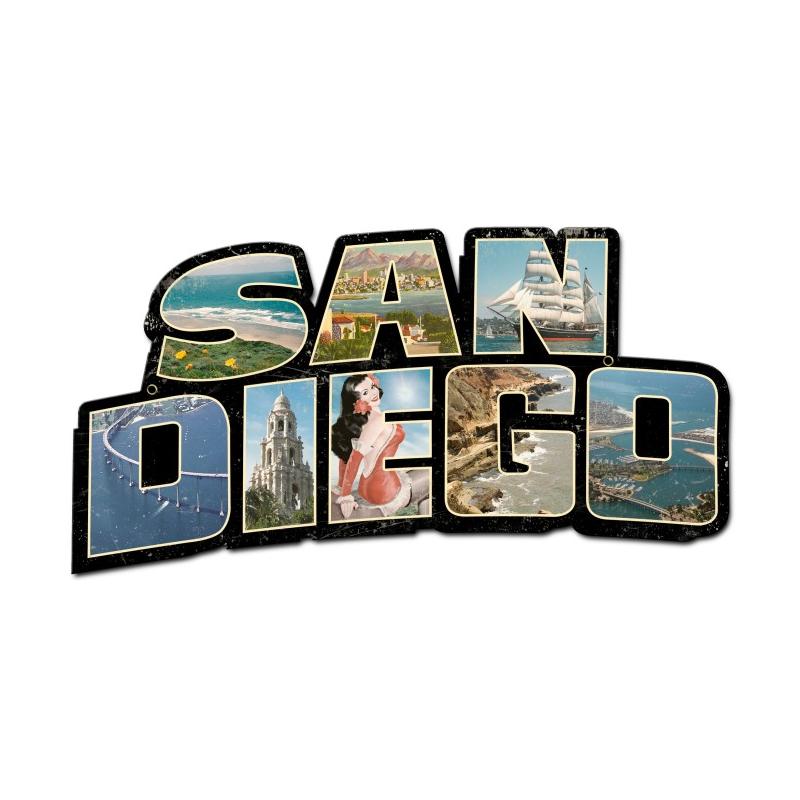 San Diego Landmarks Vintage Sign