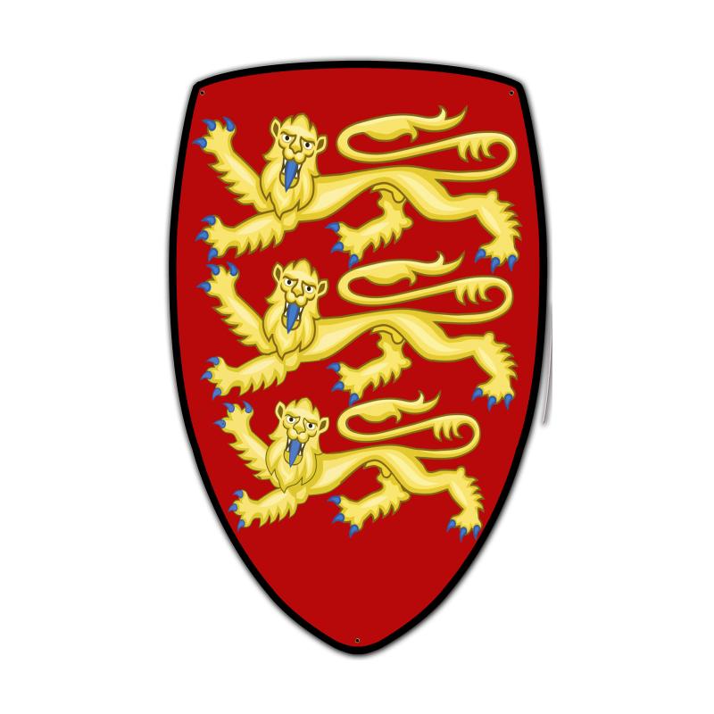 Lionheart Shield Vintage Sign