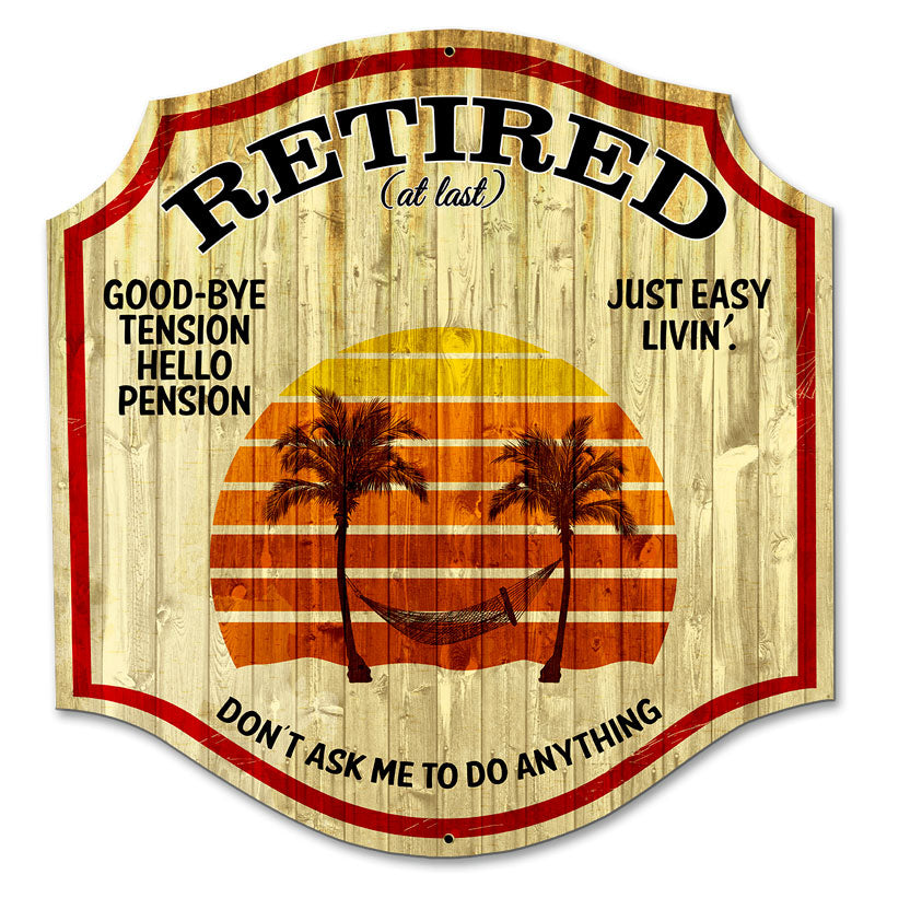 Retired Vintage Sign