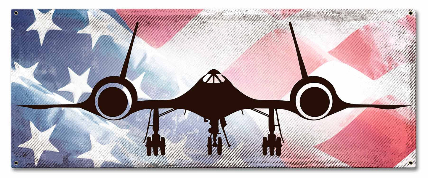 Planes SR-71 American Flag
