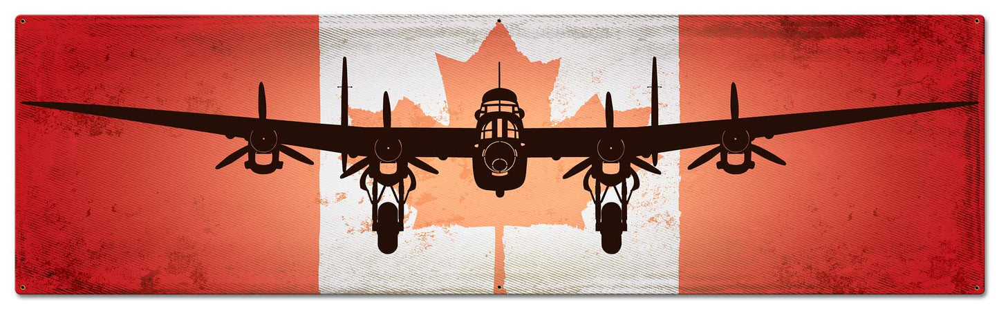 Planes Lancaster Canadian Flag