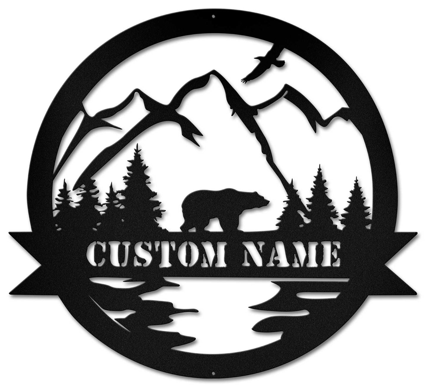 Alpine Bear Cutout - Personalized