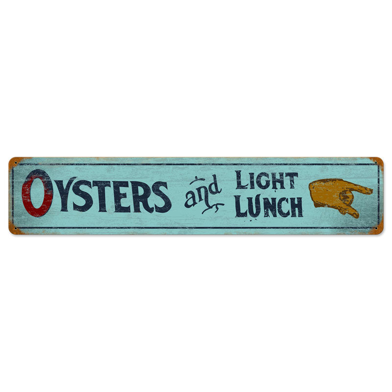 Oyster Lunch Vintage Sign