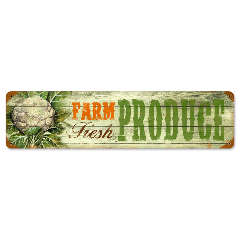 Fresh Produce Vintage Sign