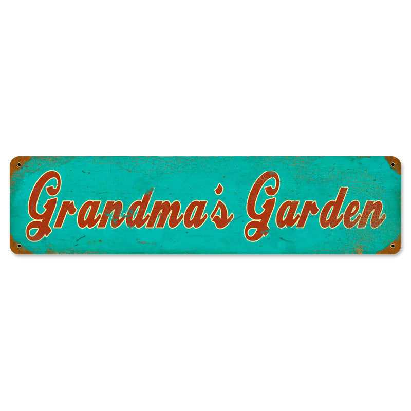 Grandmas Garden Vintage Sign