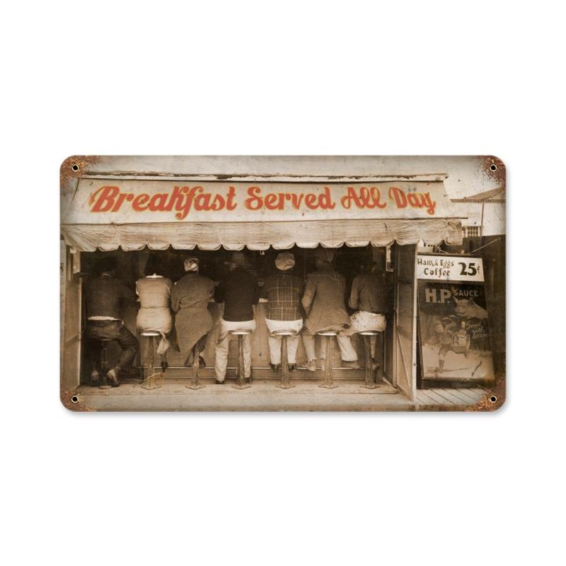 Breakfast All Day Vintage Sign
