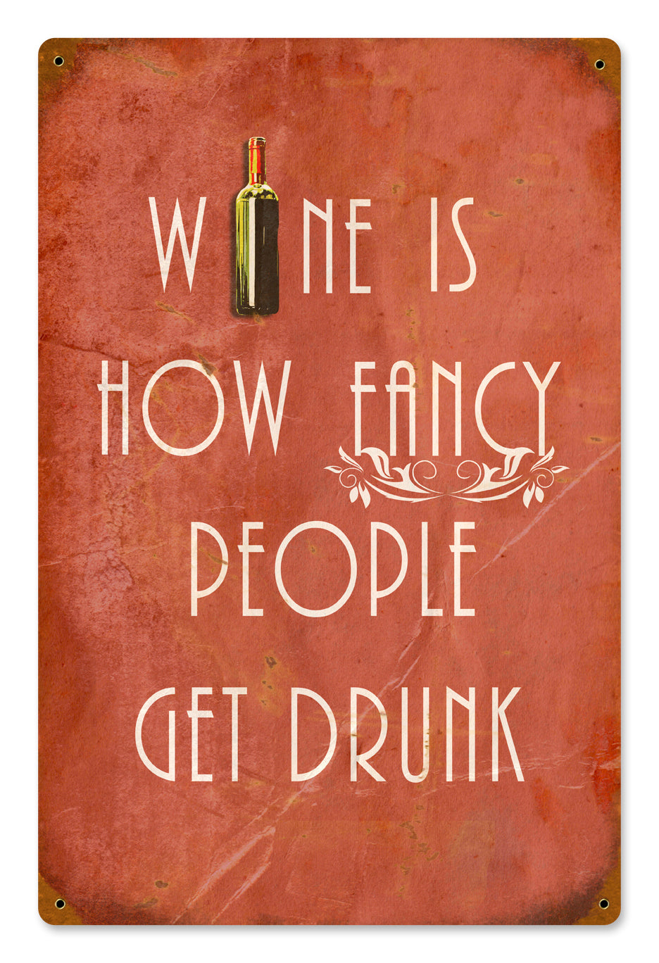 Wine Fancy Vintage Sign