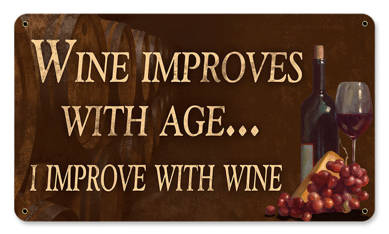 Improve Wine Vintage Sign