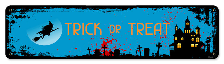 Trick Or Treat Vintage Sign