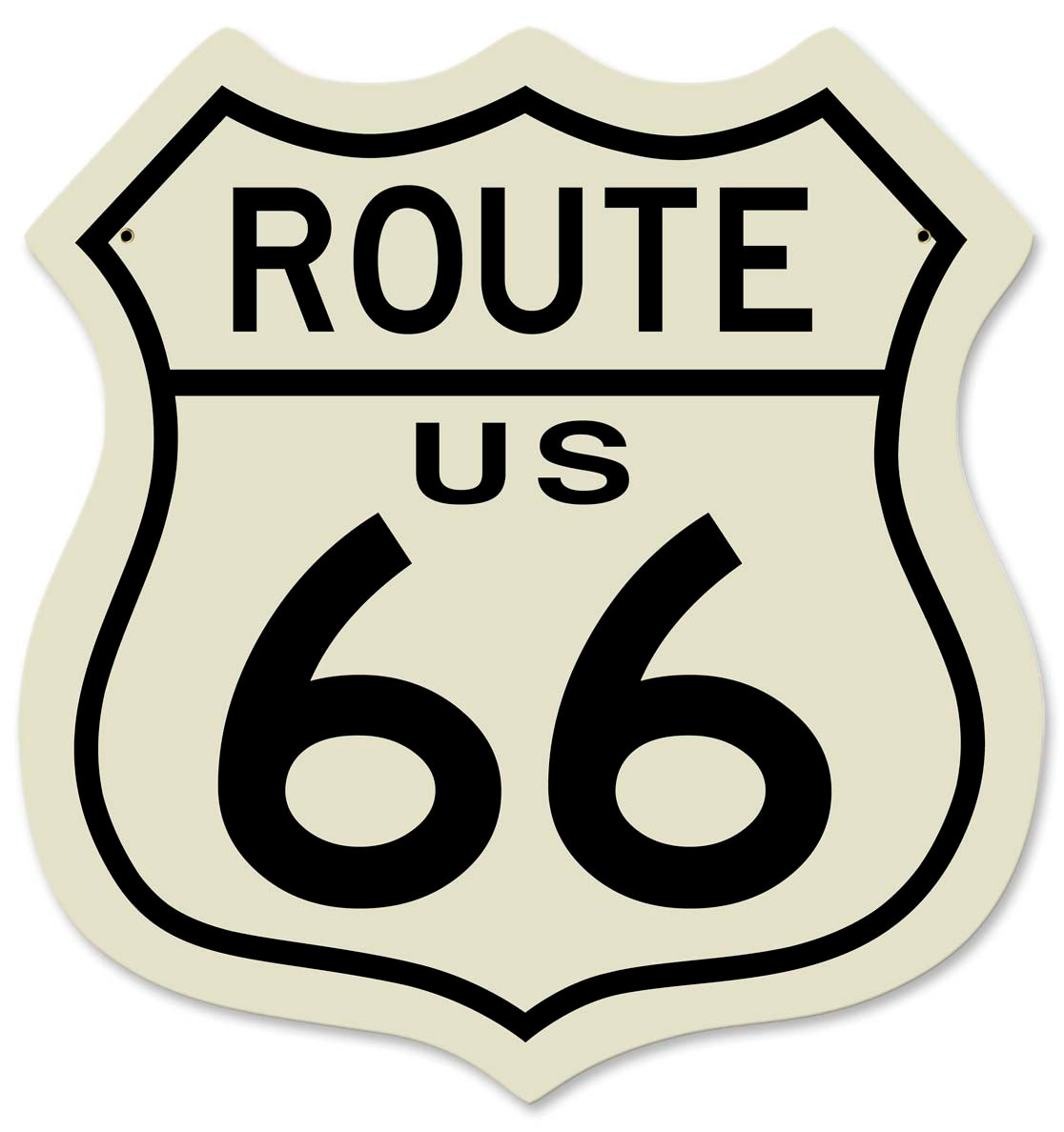 Route US 66 Vintage Sign