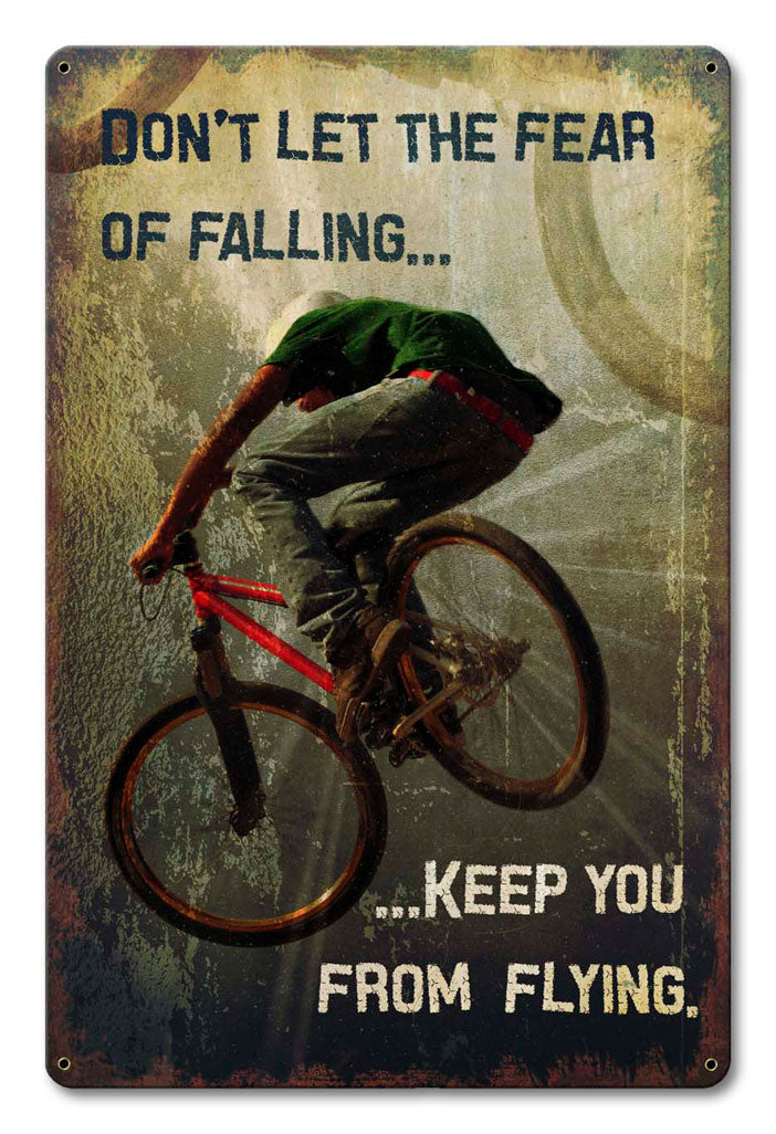 Fear Of Flying Vintage Sign