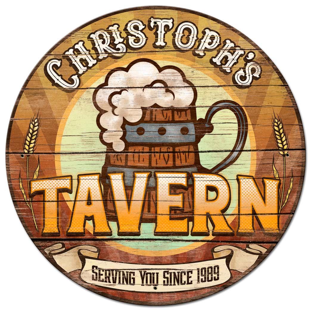 Tavern Vintage Sign - Personalized