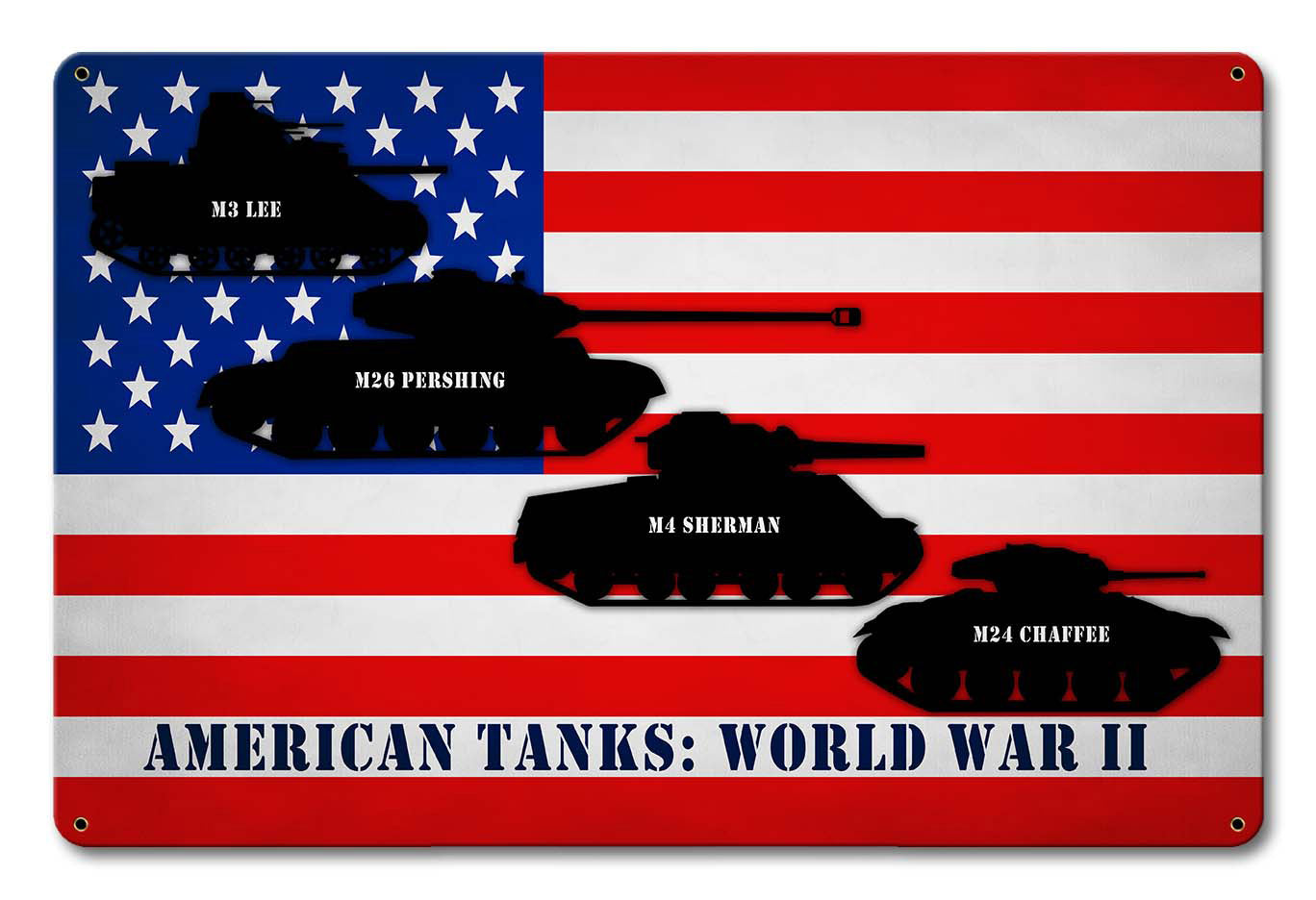 America Tanks WW2