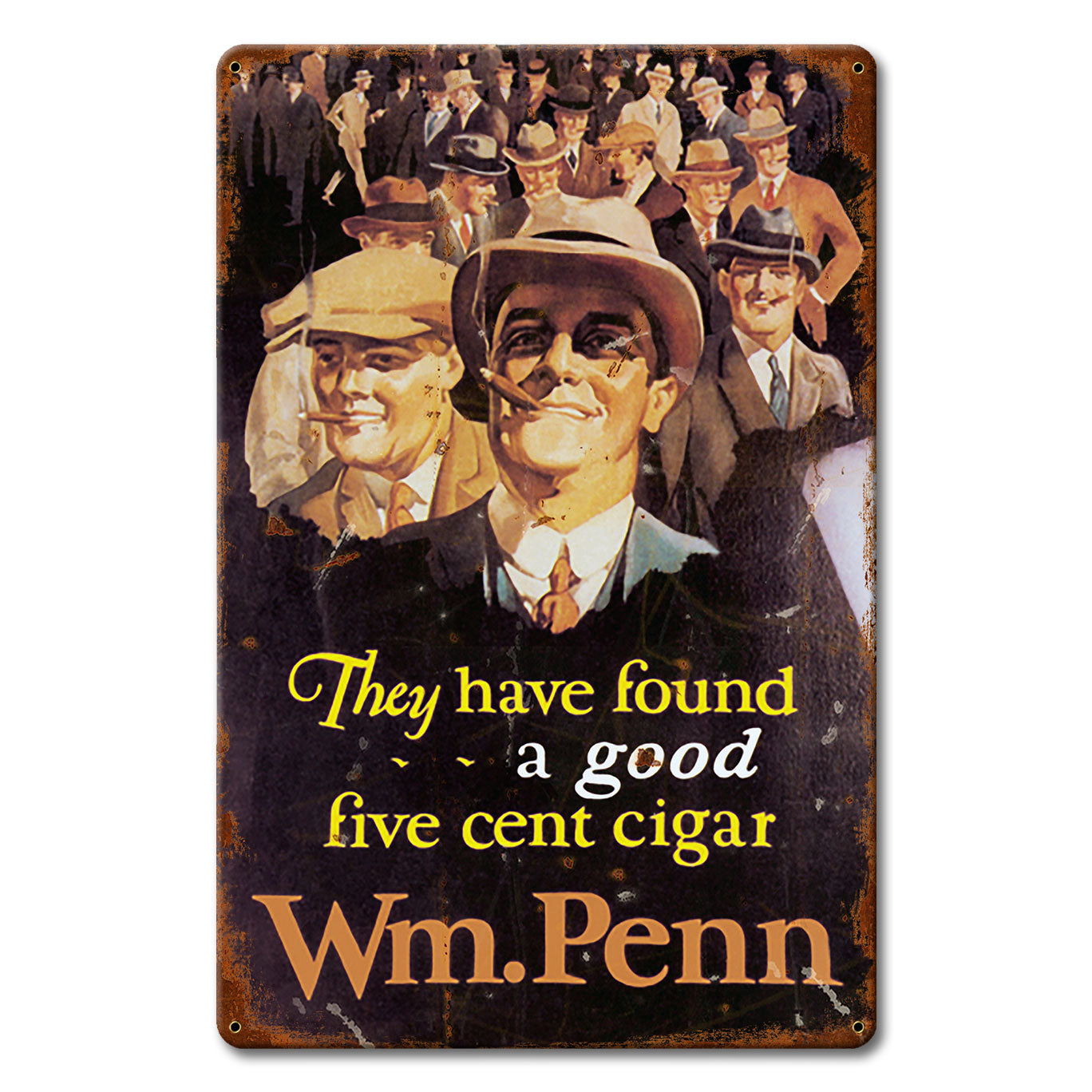 Good 5 Cent Cigar Metal Sign 12in X 18in