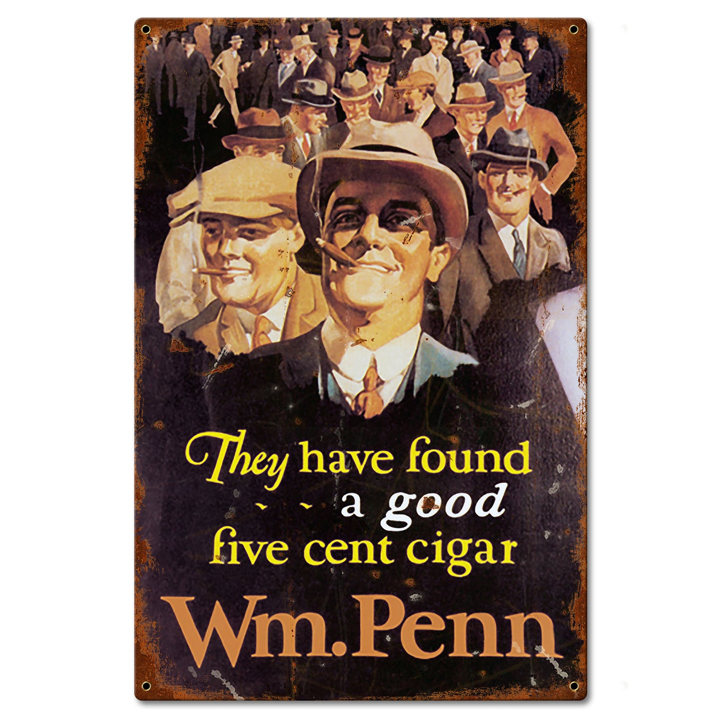 Good 5 Cent Cigar Metal Sign 16in X 24in